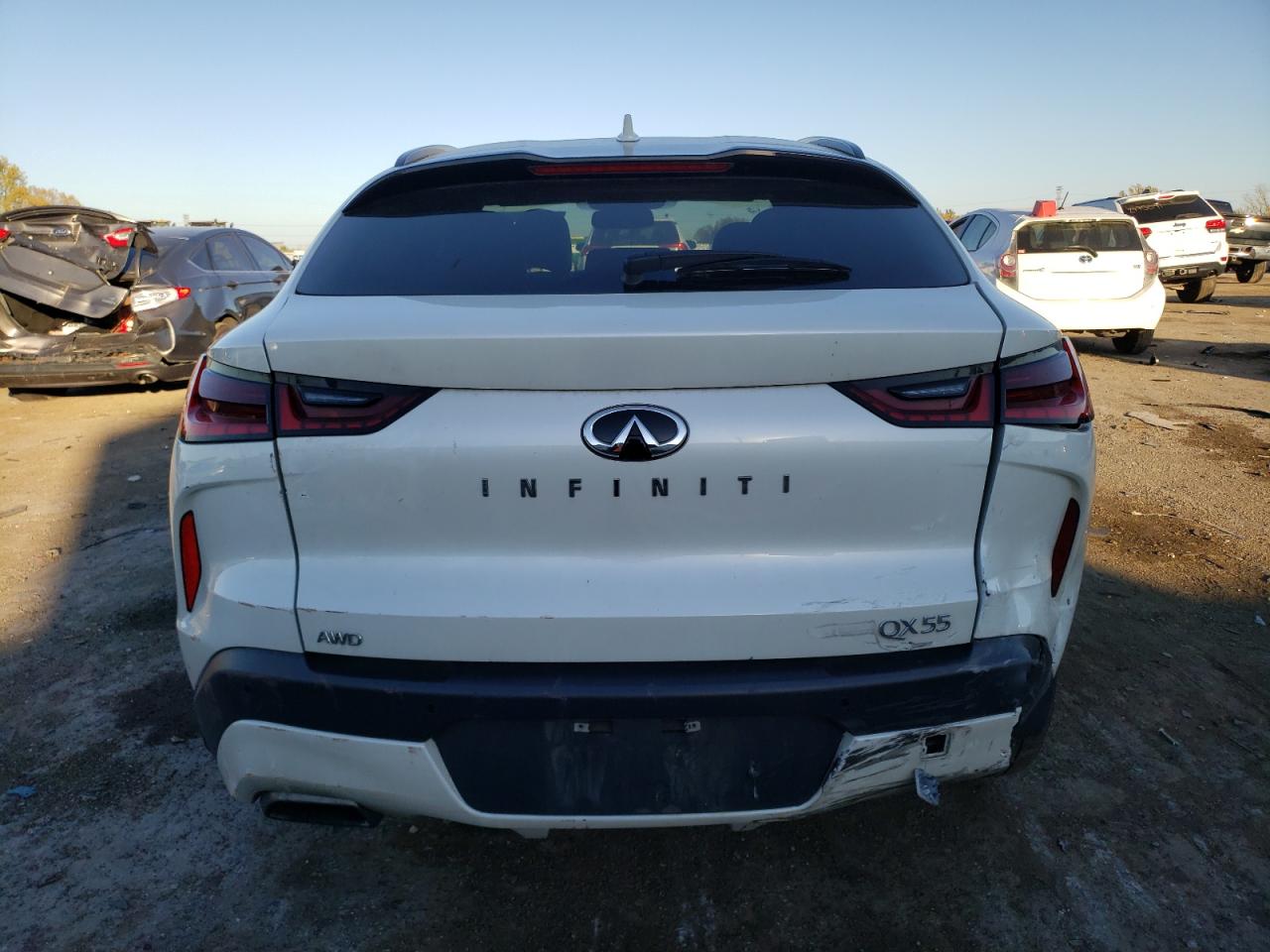 2022 INFINITI QX55 LUXE VIN:3PCAJ5J31NF102228