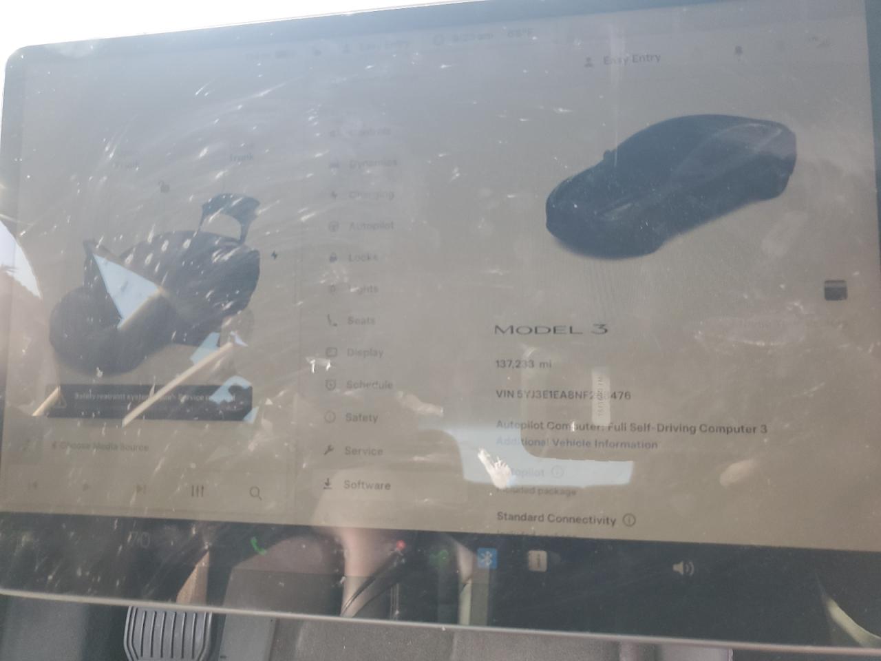 2022 TESLA MODEL 3  VIN:5YJ3E1EA8NF288476
