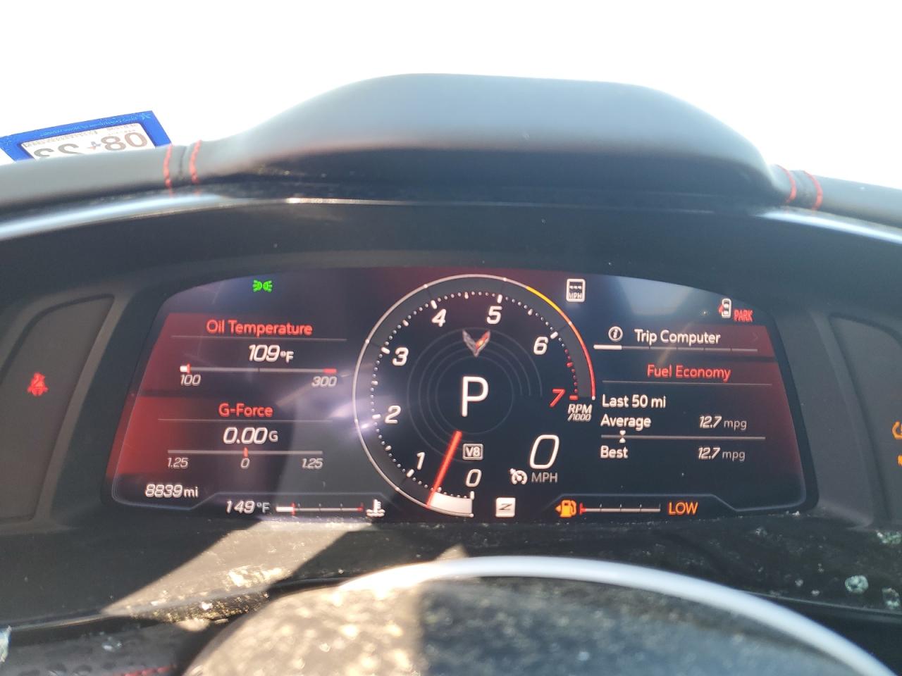 2022 CHEVROLET CORVETTE STINGRAY 3LT VIN:1G1YC3D48N5118650