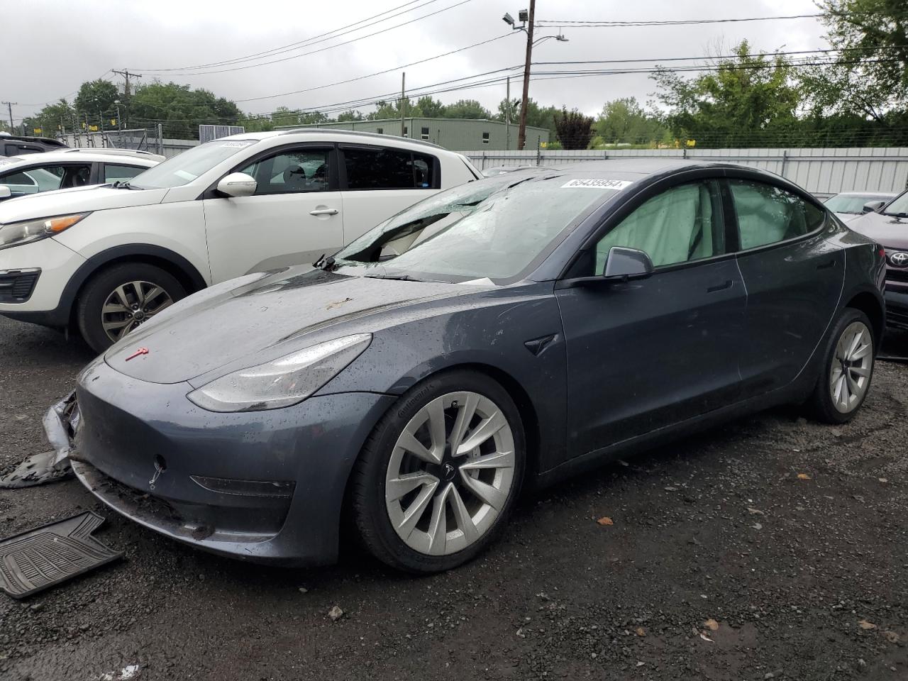 2022 TESLA MODEL 3  VIN:5YJ3E1EA2NF303148