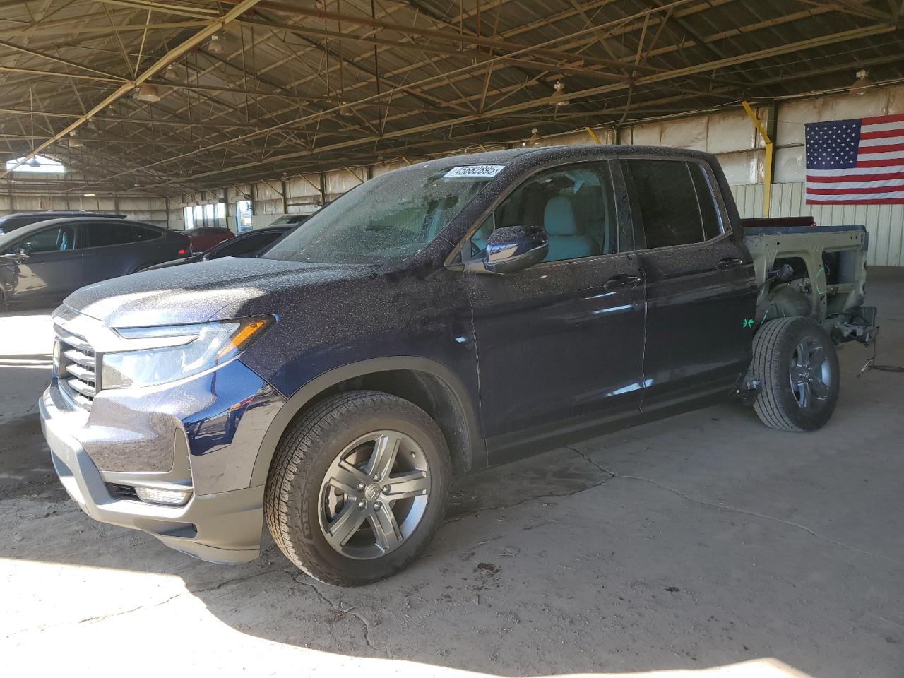 2022 HONDA RIDGELINE RTL VIN:5FPYK3F50NB004275