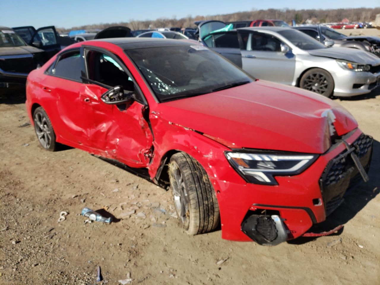 2023 AUDI A3 PREMIUM PLUS VIN:WAUHUDGY2PA054976