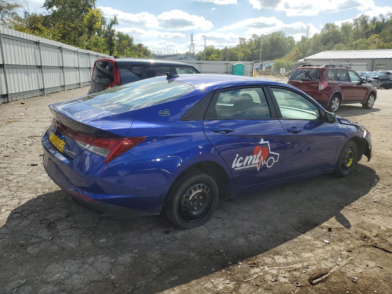 2023 HYUNDAI ELANTRA BLUE VIN:KMHLM4AJXPU091017