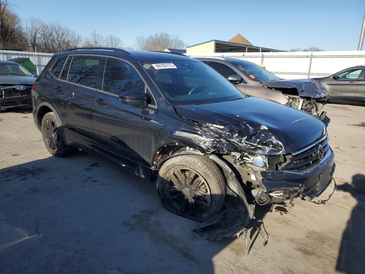 2022 VOLKSWAGEN TIGUAN SE R-LINE BLACK VIN:3VV8B7AX3NM004731