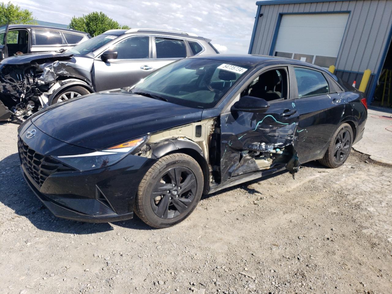 2023 HYUNDAI ELANTRA BLUE VIN:KMHLM4AJ0PU044935