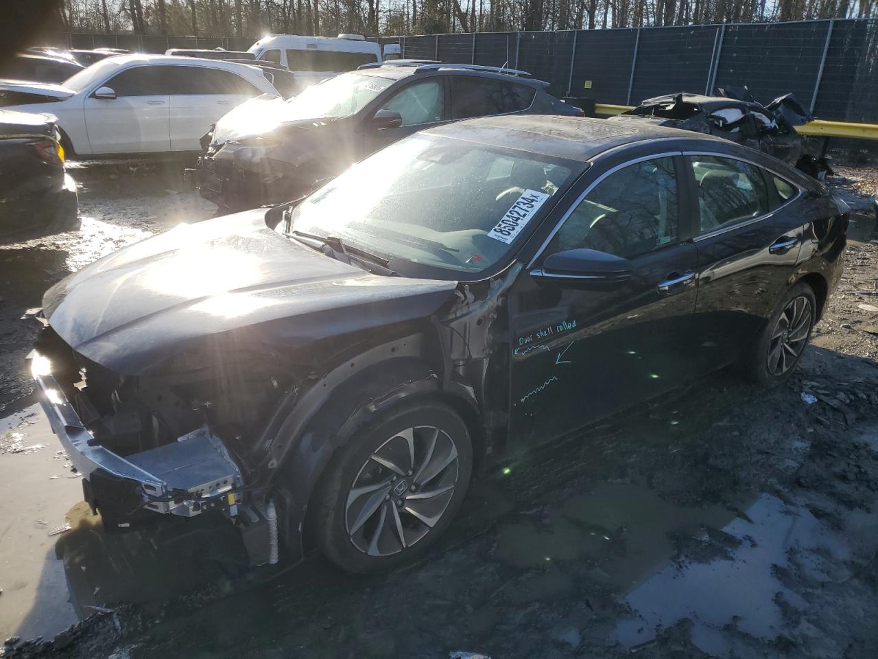 2022 HONDA INSIGHT TOURING VIN:19XZE4F93NE003026