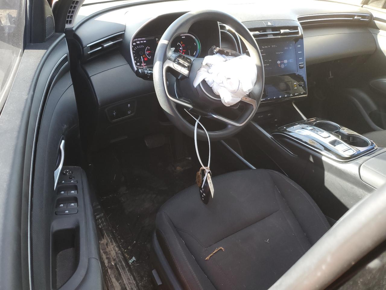 2022 HYUNDAI TUCSON BLUE VIN:KM8JBCA19NU020055