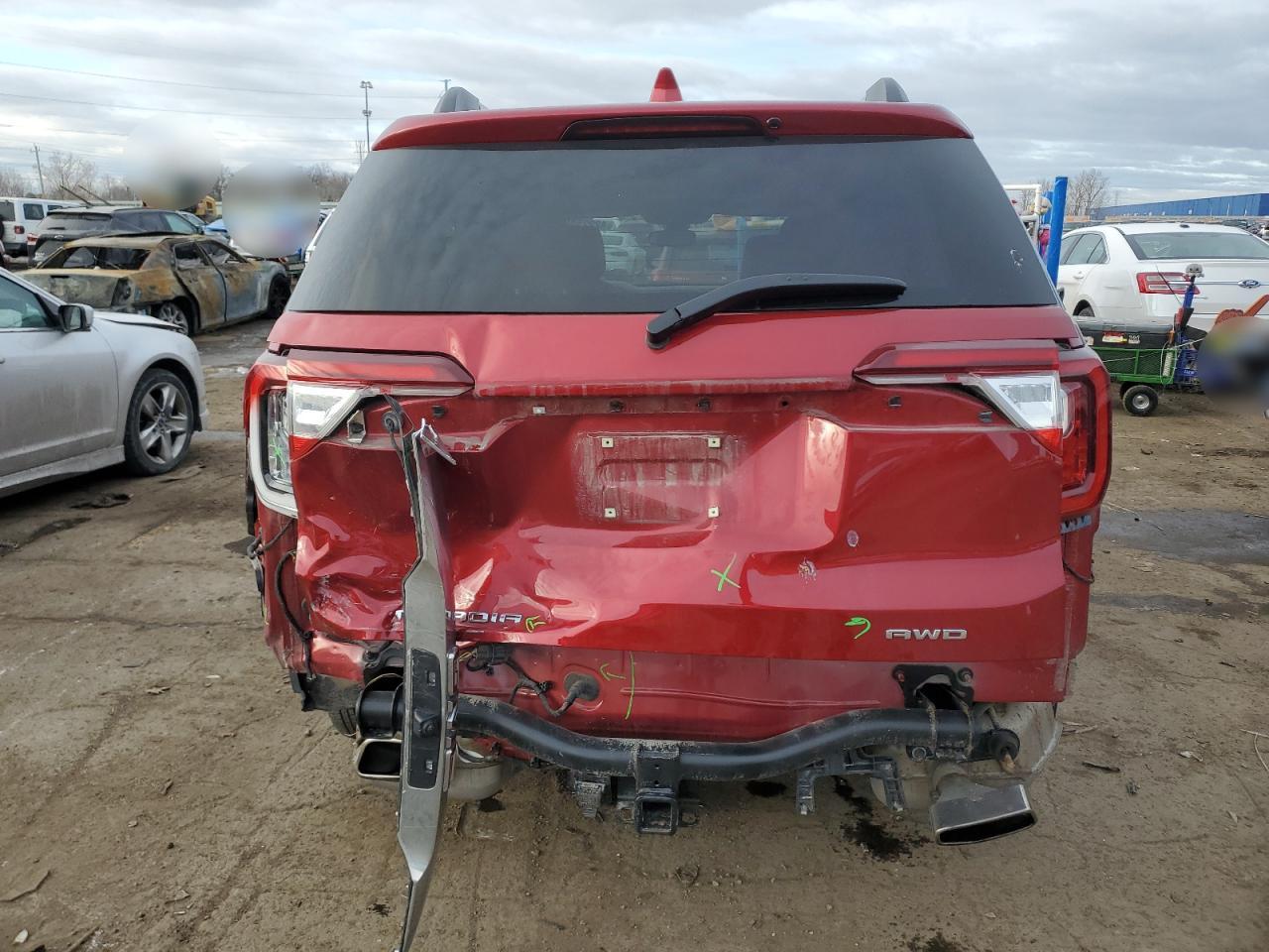 2022 GMC ACADIA SLT VIN:1GKKNULS0NZ141656