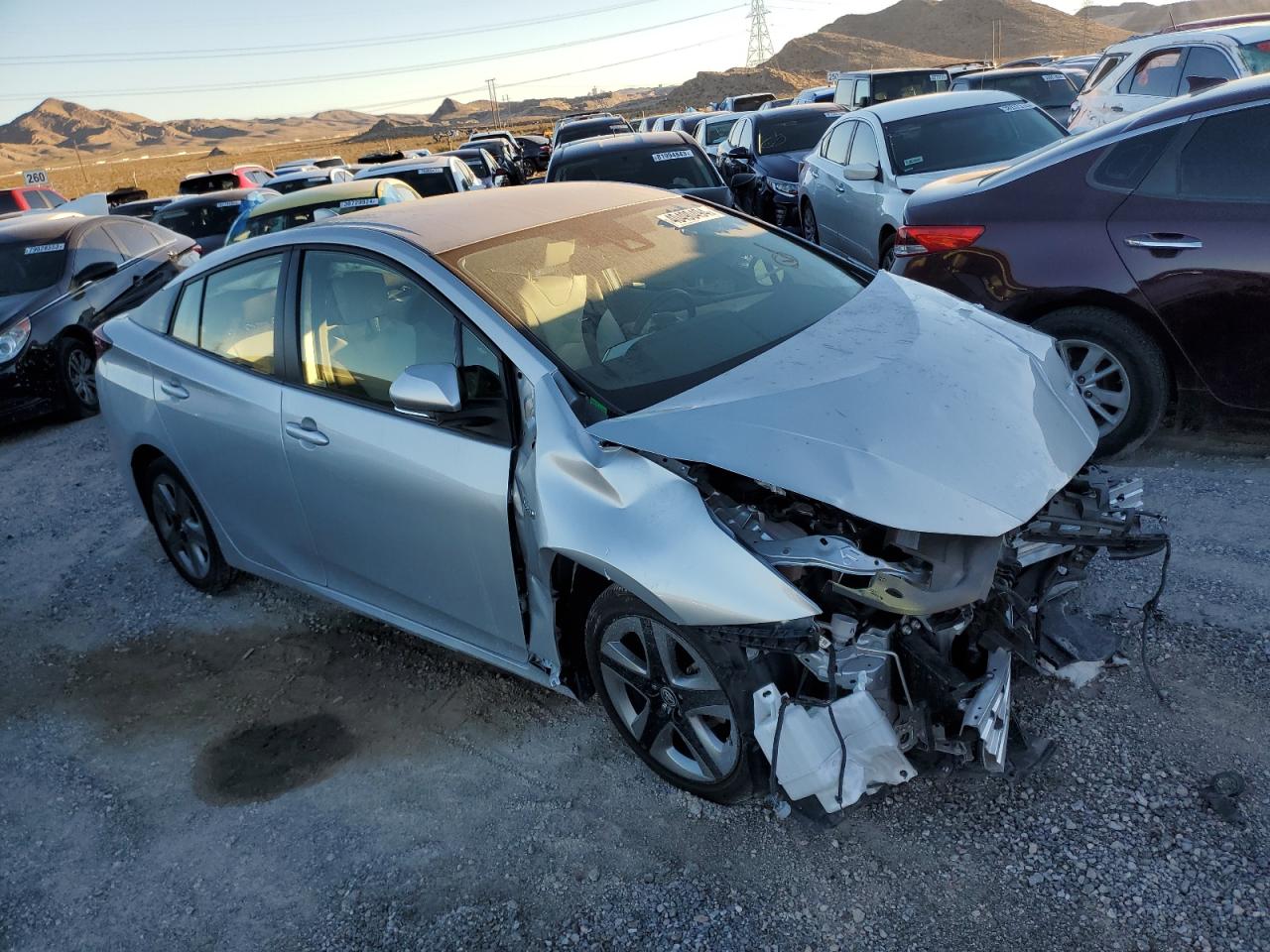 2022 TOYOTA PRIUS NIGHT SHADE VIN:JTDKAMFU6N3161692