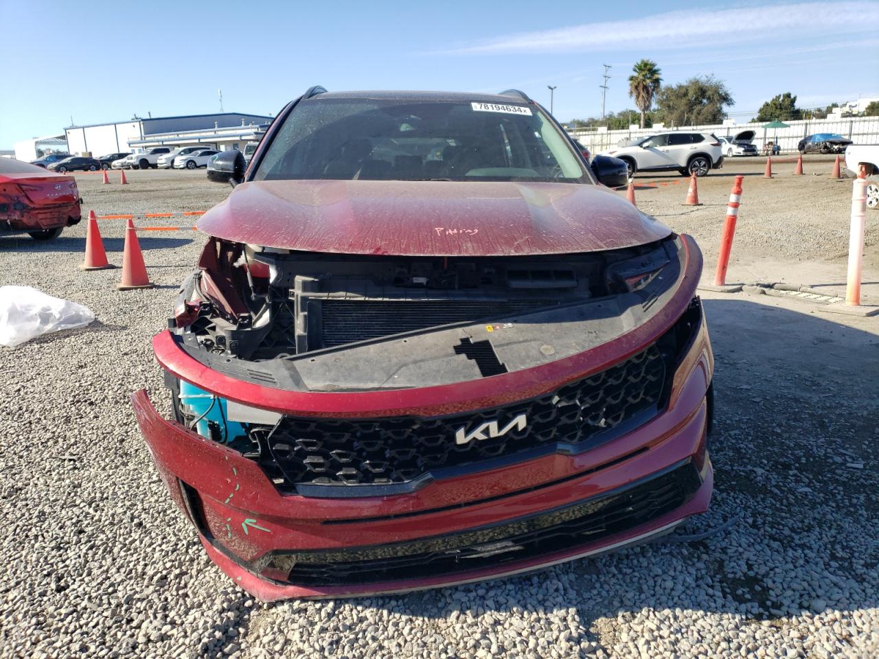 2023 KIA SORENTO S VIN:5XYRL4LC8PG175225