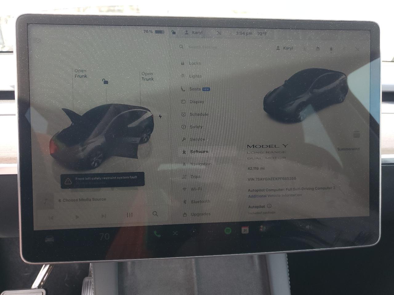 2023 TESLA MODEL Y  VIN:7SAYGAEEXPF685356