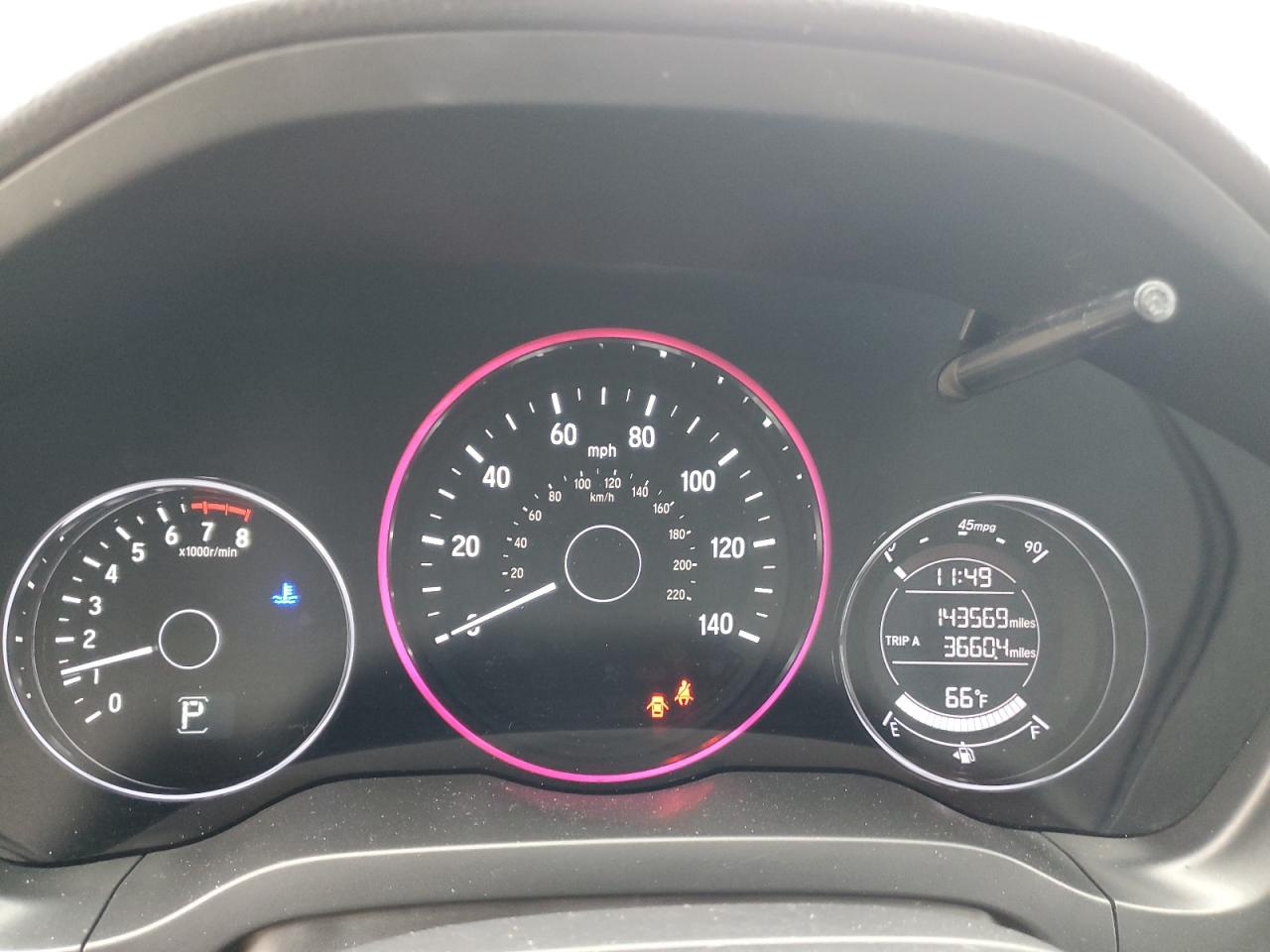 2022 HONDA HR-V SPORT VIN:3CZRU6H1XNM734008