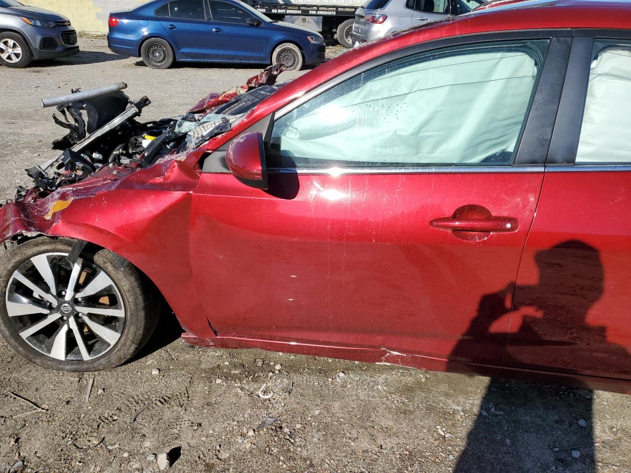 2022 NISSAN SENTRA SV VIN:3N1AB8CV2NY305634