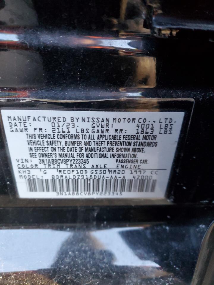 2023 NISSAN SENTRA SV VIN:3N1AB8CV8PY223345