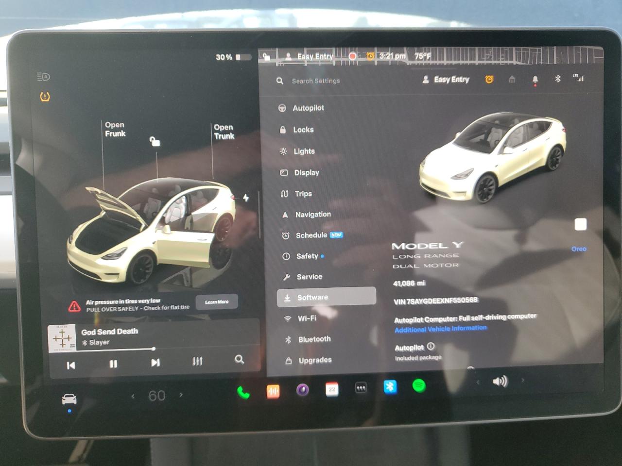 2022 TESLA MODEL Y VIN:7SAYGDEEXNF550568