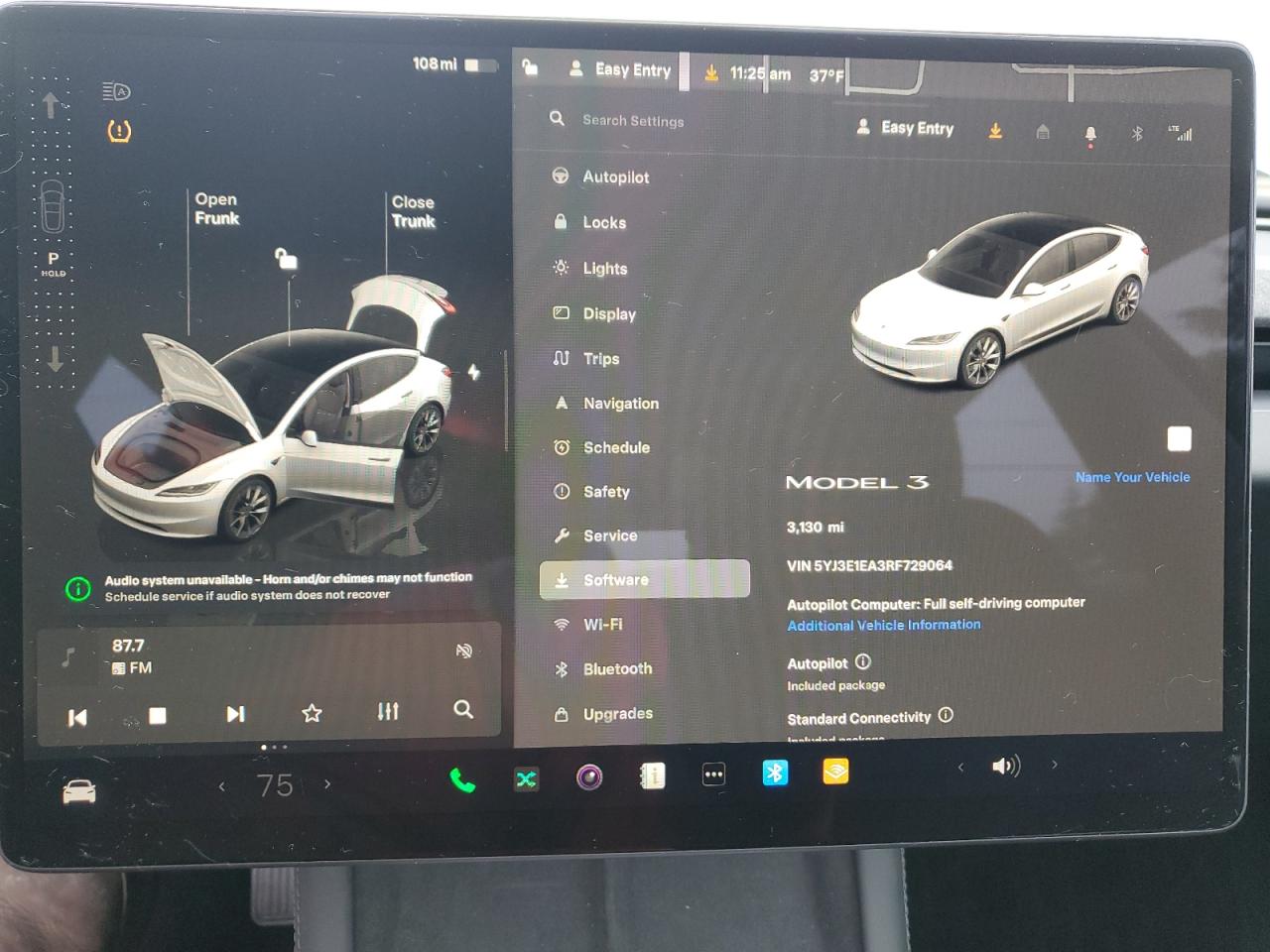 2024 TESLA MODEL 3  VIN:5YJ3E1EA3RF729064