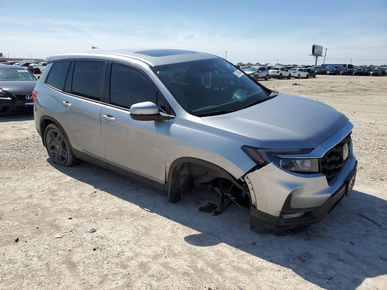 2023 HONDA PASSPORT EXL VIN:5FNYF8H53PB019587