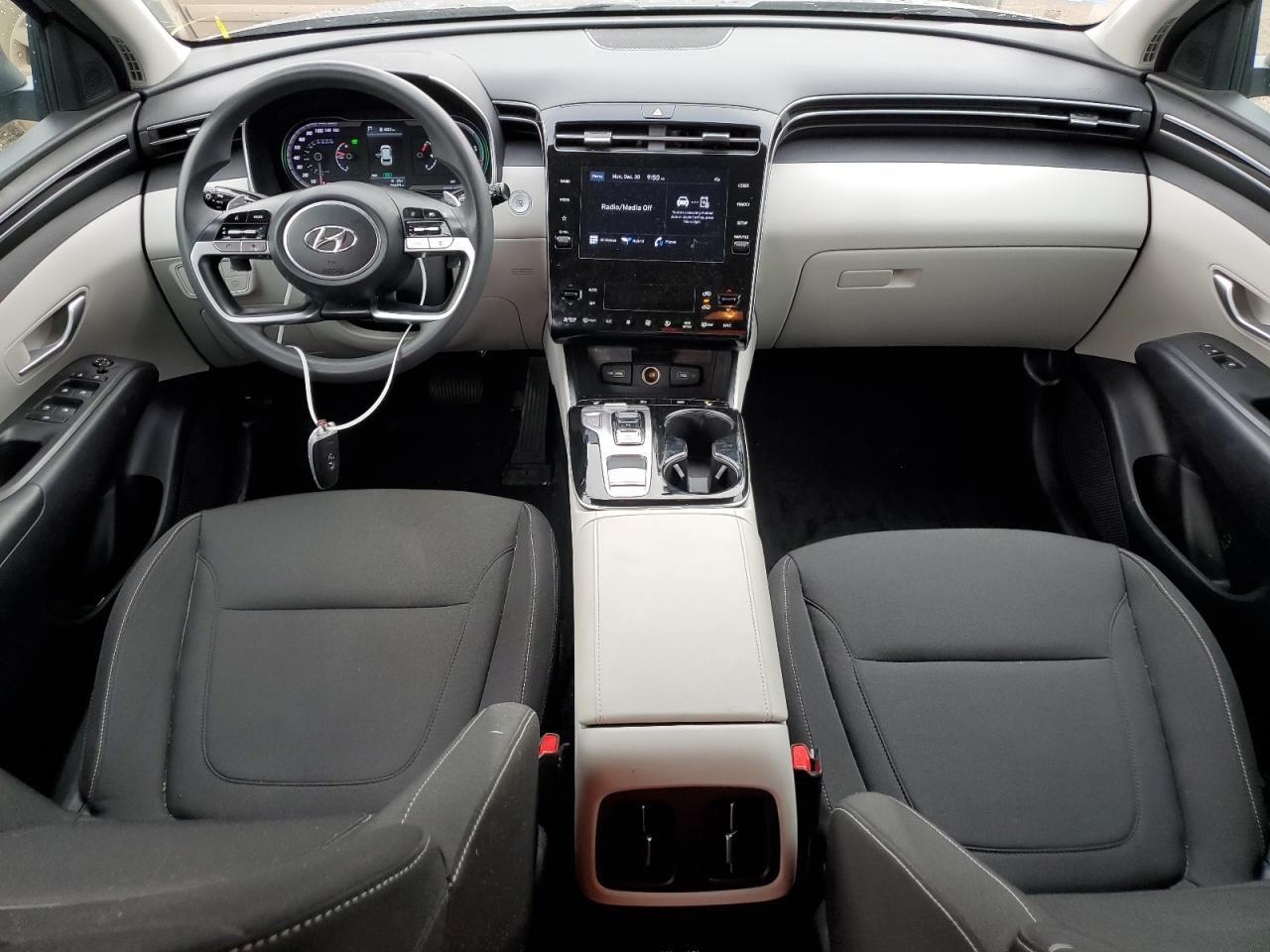 2022 HYUNDAI TUCSON BLUE VIN:KM8JBCA11NU044110