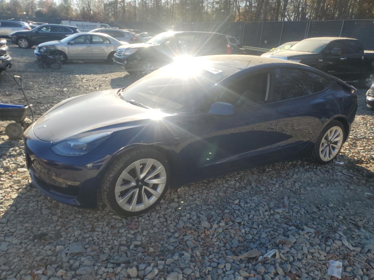 2022 TESLA MODEL 3  VIN:5YJ3E1EA6NF191521