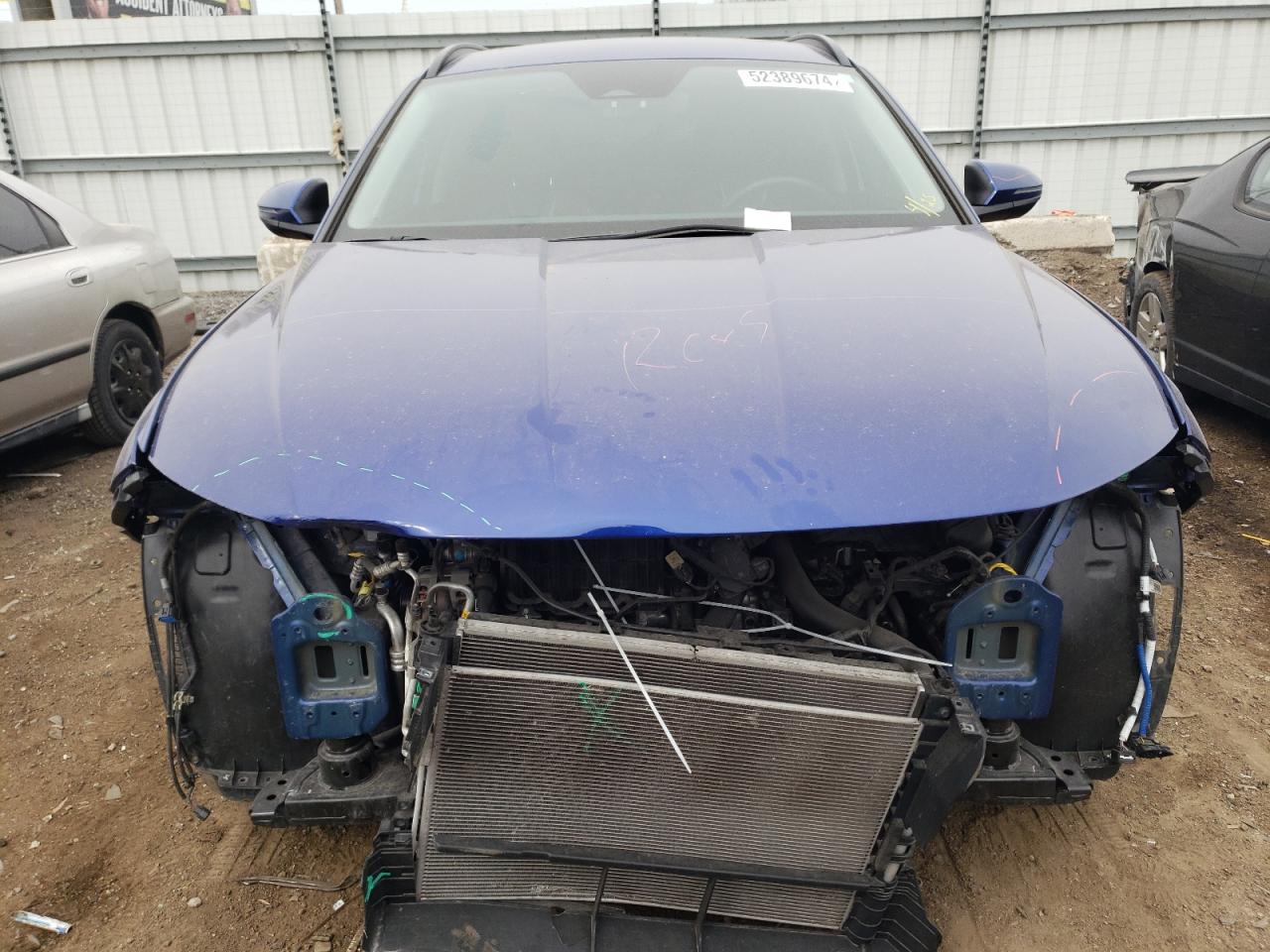 2022 HYUNDAI TUCSON SEL VIN:5NMJC3AE1NH134644