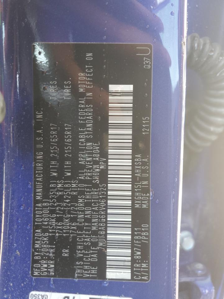 2024 TOYOTA COROLLA CROSS SE VIN:7MUFBABG6RV061325