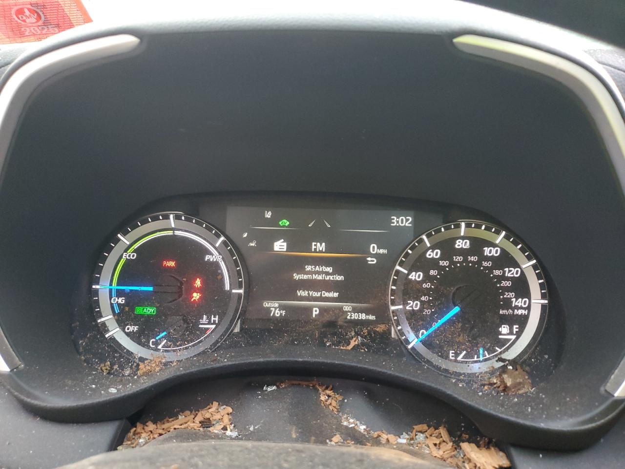 2023 TOYOTA HIGHLANDER HYBRID BRONZE EDITION VIN:5TDABRCH1PS584047