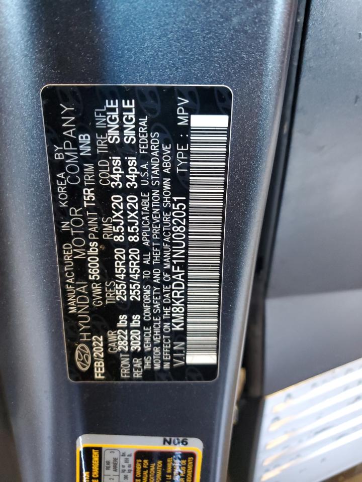 2022 HYUNDAI IONIQ 5 LIMITED VIN:KM8KRDAF1NU082051