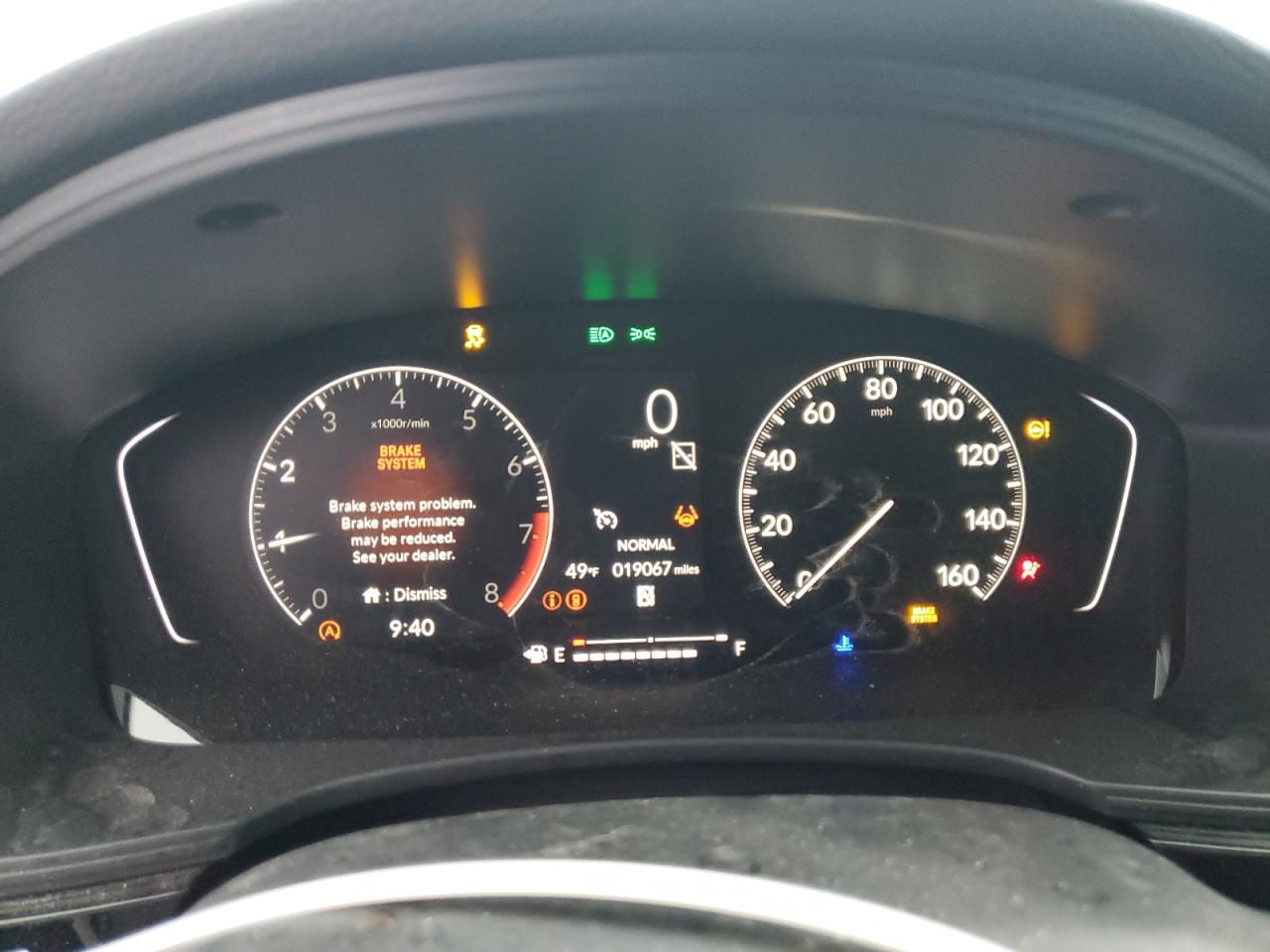 2023 HONDA CIVIC SPORT VIN:19XFL2H87PE011974