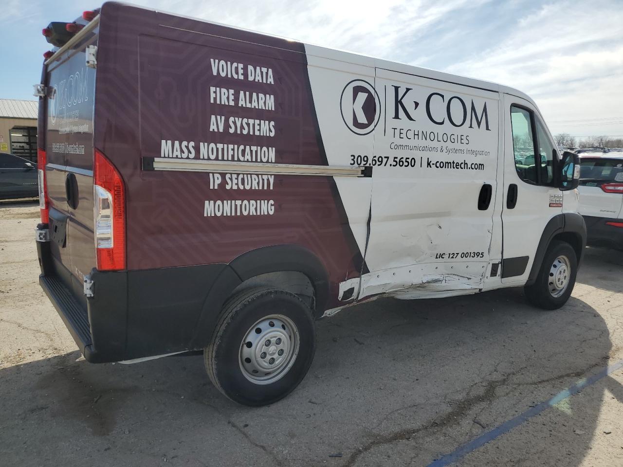 2022 RAM PROMASTER 1500 1500 STANDARD VIN:3C6LRVAGXNE102150