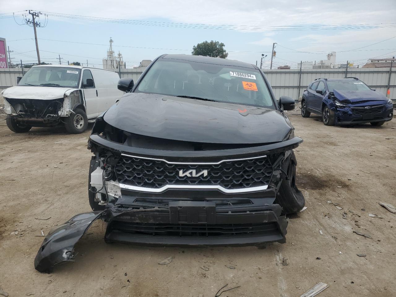 2022 KIA SORENTO LX VIN:5XYRG4LC8NG085090