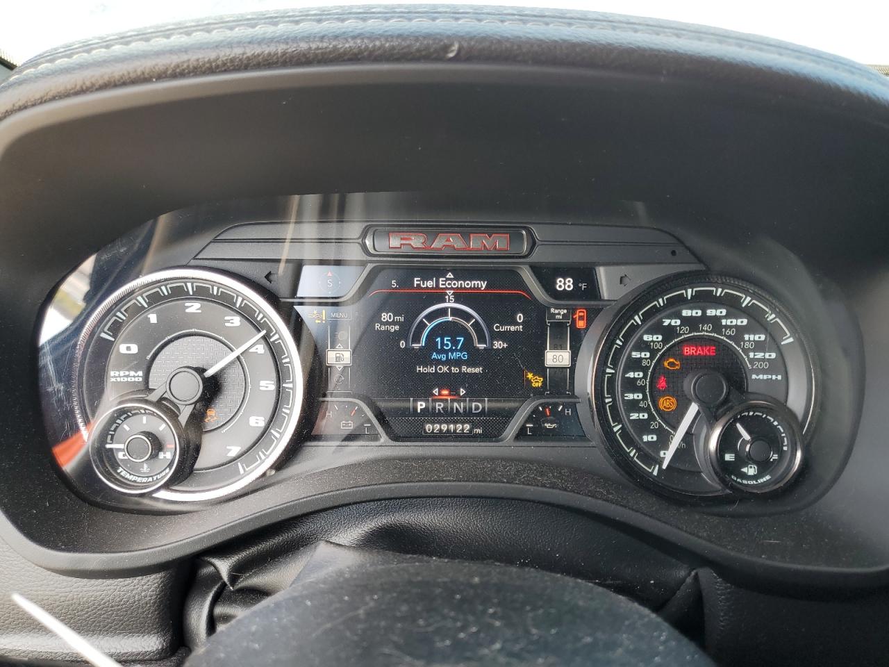 2022 RAM 1500 SPORT VIN:1C6SRFVT9NN453460