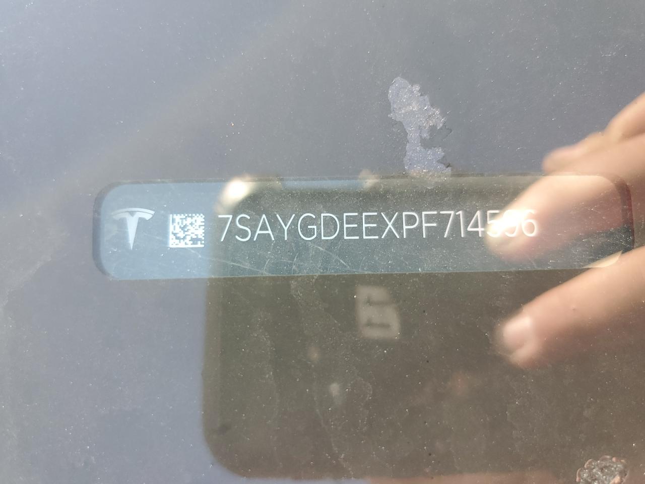 2023 TESLA MODEL Y  VIN:7SAYGDEEXPF714596