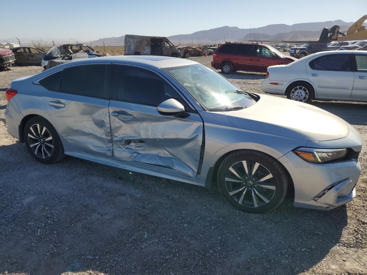 2022 HONDA CIVIC EX VIN:2HGFE1F72NH326652