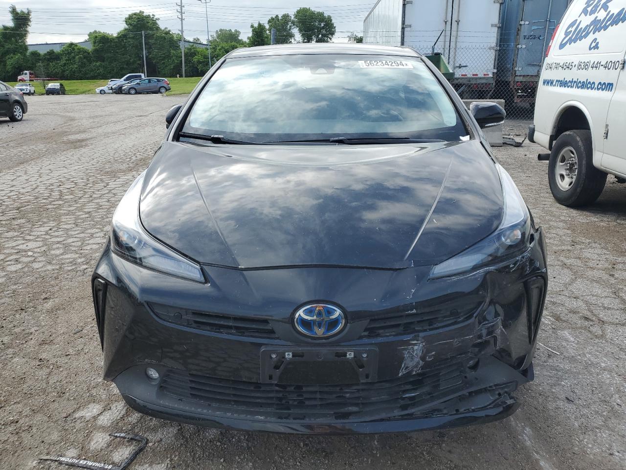 2022 TOYOTA PRIUS LE VIN:JTDL9MFU8N3036769