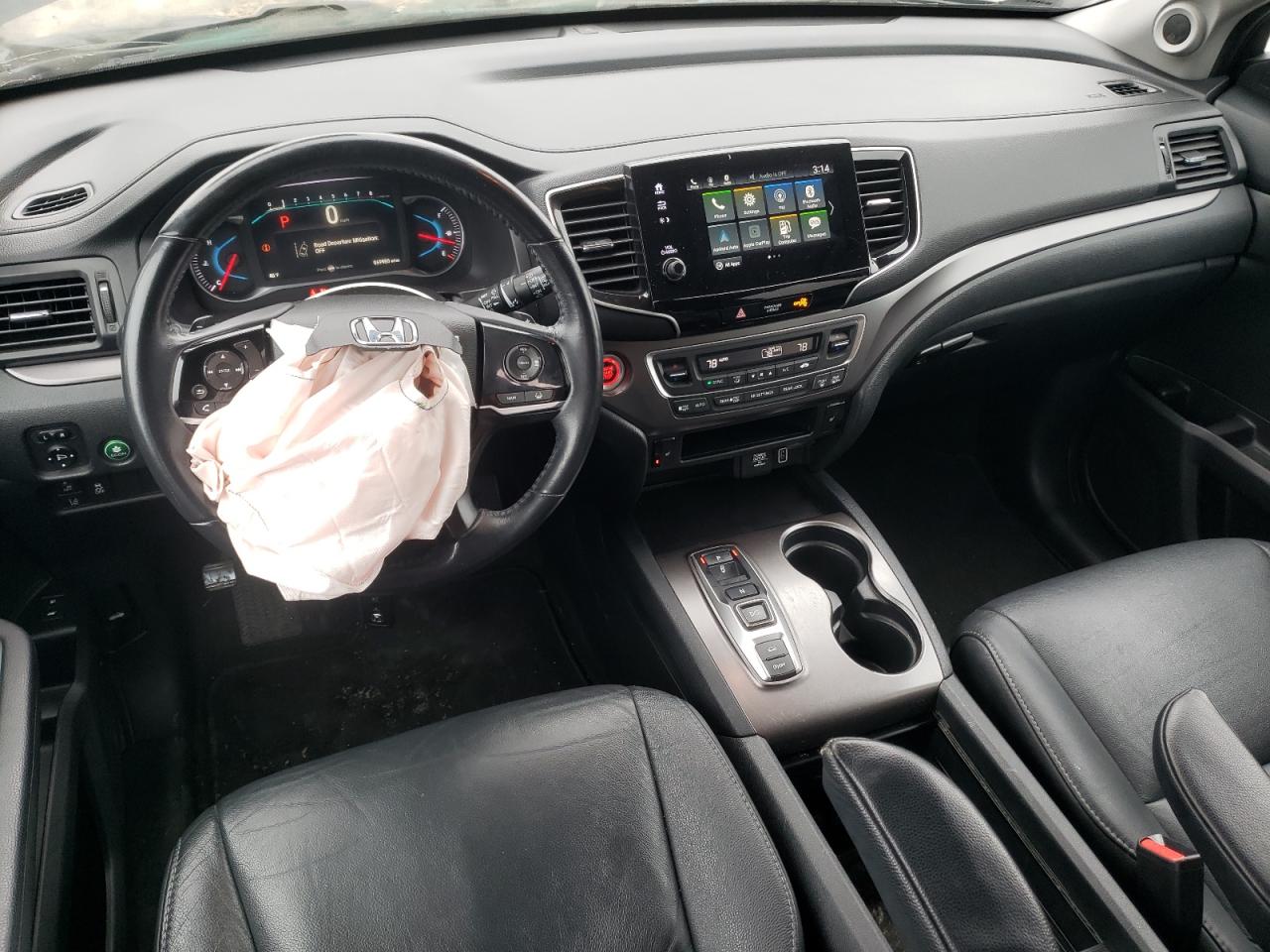 2022 HONDA PILOT EXL VIN:5FNYF6H55NB009340