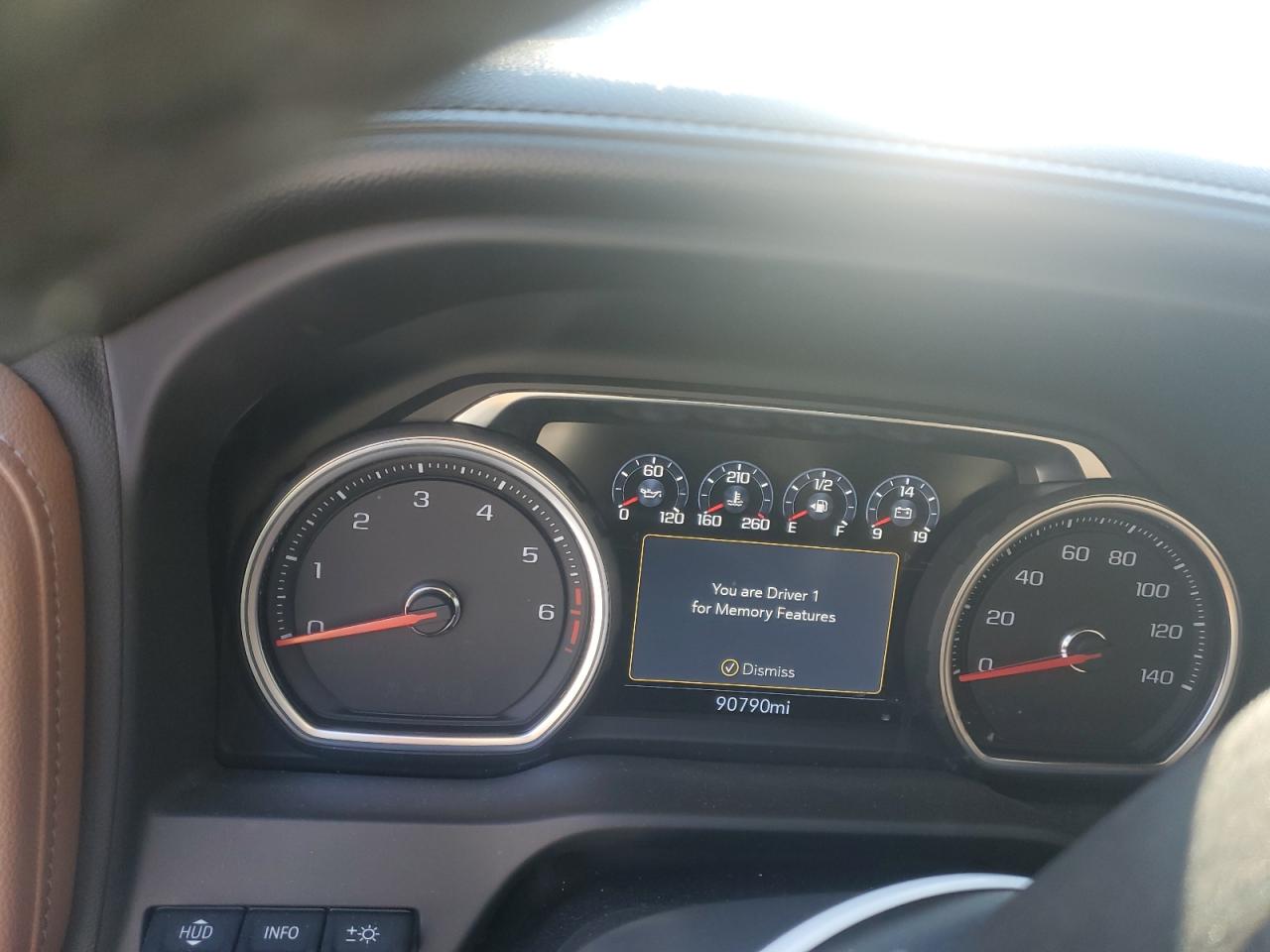 2022 CHEVROLET SILVERADO LTD K1500 HIGH COUNTRY VIN:3GCUYHEL8NG160058