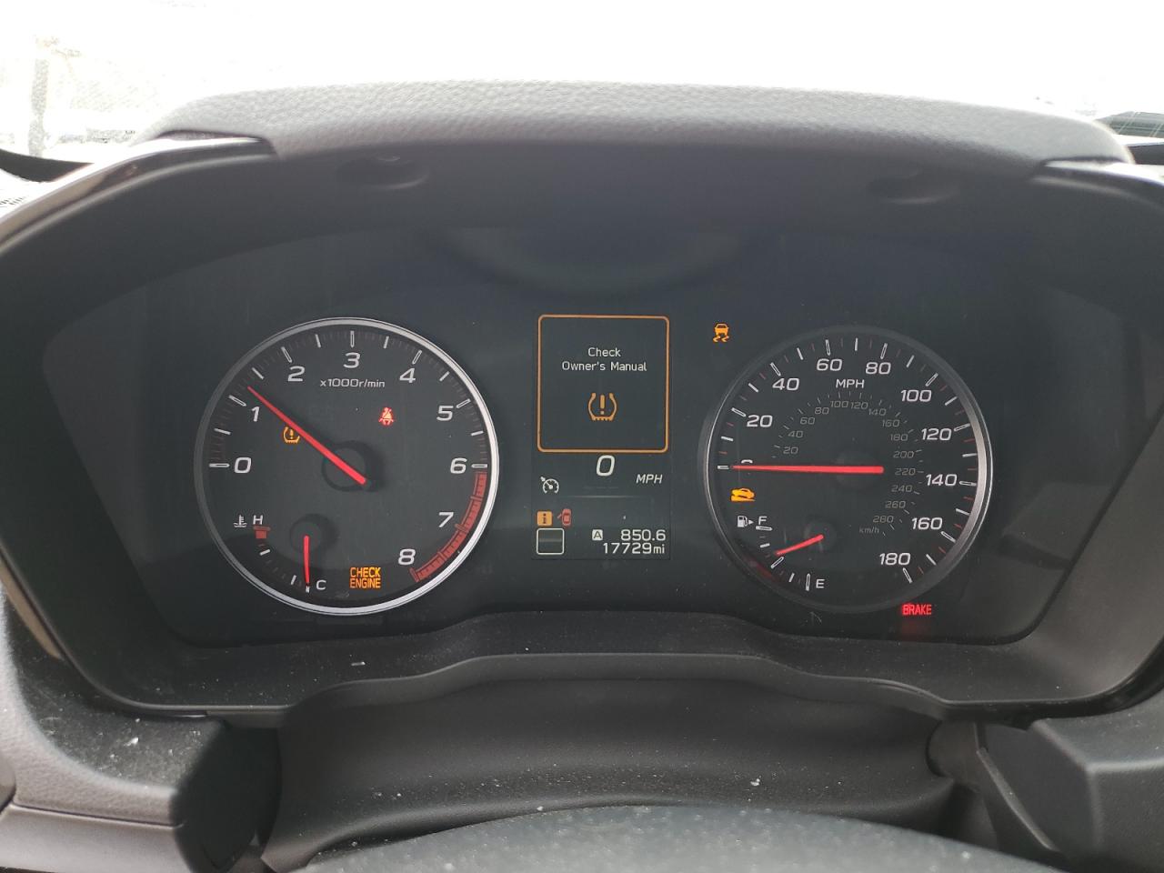 2022 SUBARU WRX PREMIUM VIN:JF1VBAF60N9021585