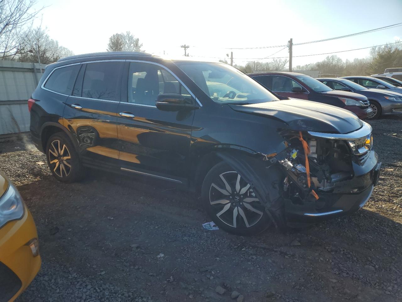 2022 HONDA PILOT TOURING VIN:5FNYF6H60NB091924