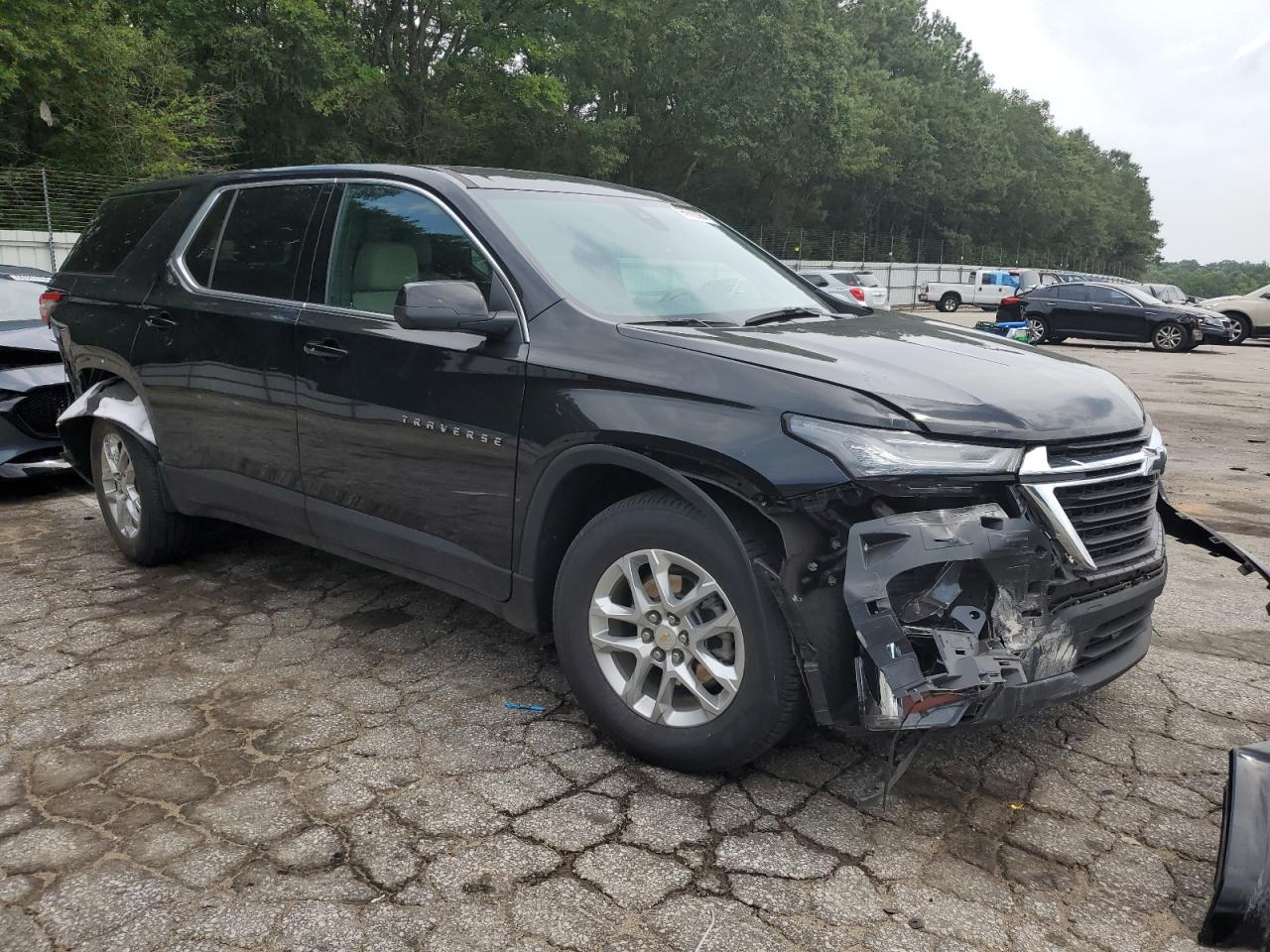 2022 CHEVROLET TRAVERSE LS VIN:1GNERFKW6NJ176981