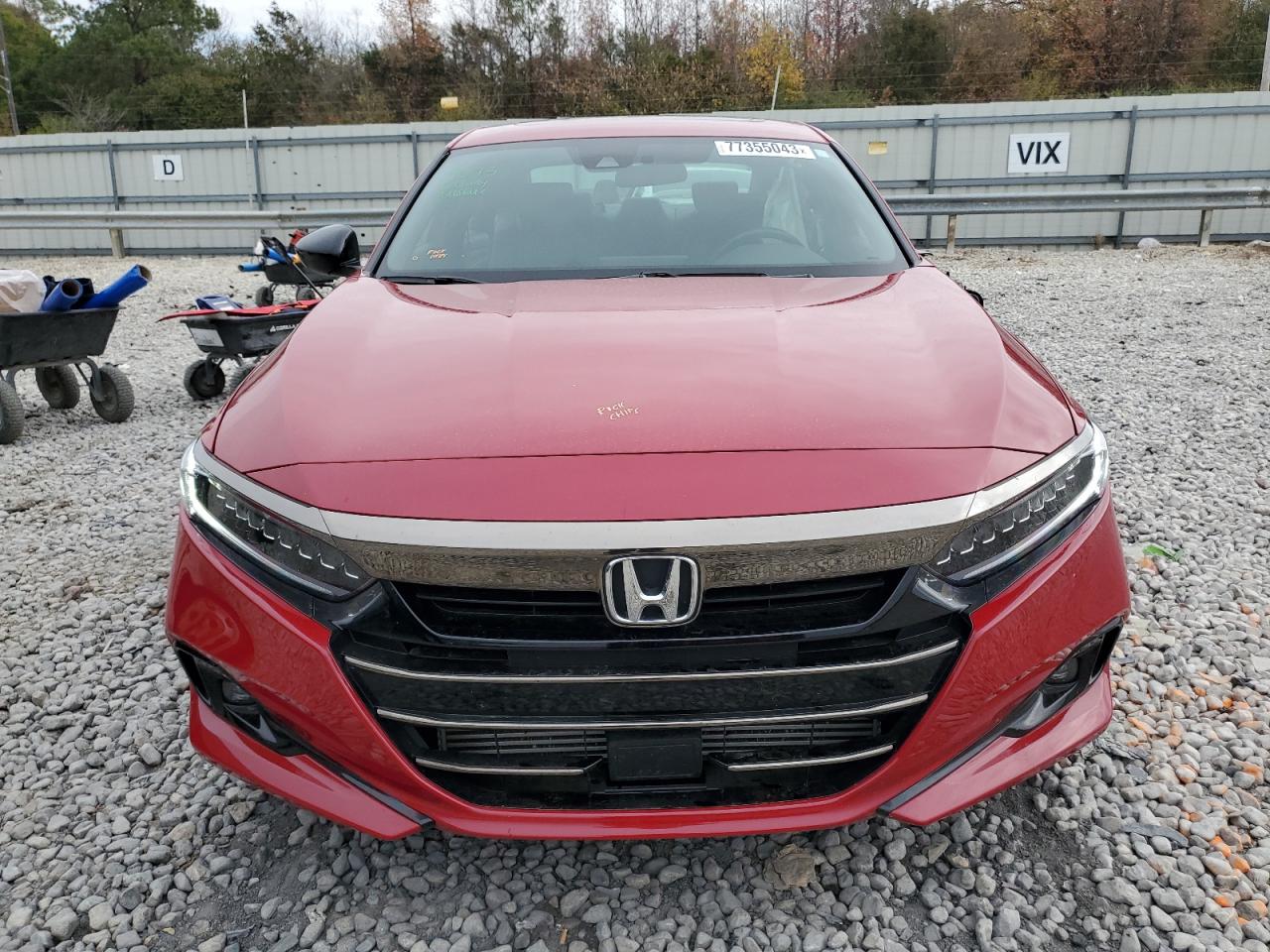 2022 HONDA ACCORD SPORT VIN:1HGCV2F39NA012999