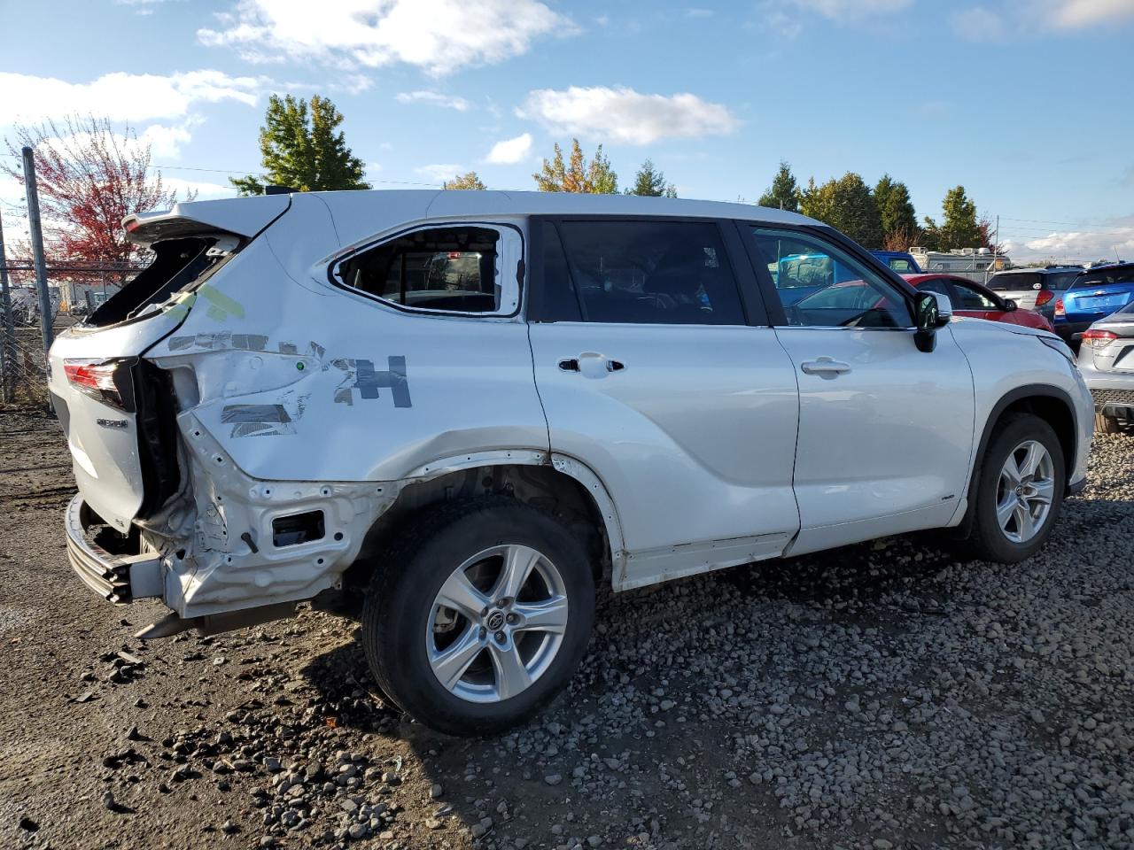 2023 TOYOTA HIGHLANDER HYBRID LE VIN:5TDBBRCH0PS563968