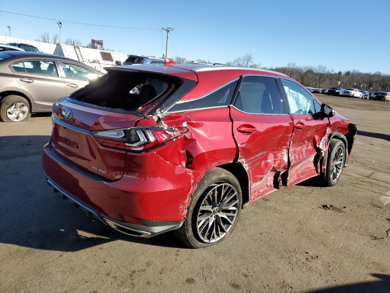 2022 LEXUS RX 350 F-SPORT VIN:2T2SZMDA7NC311202