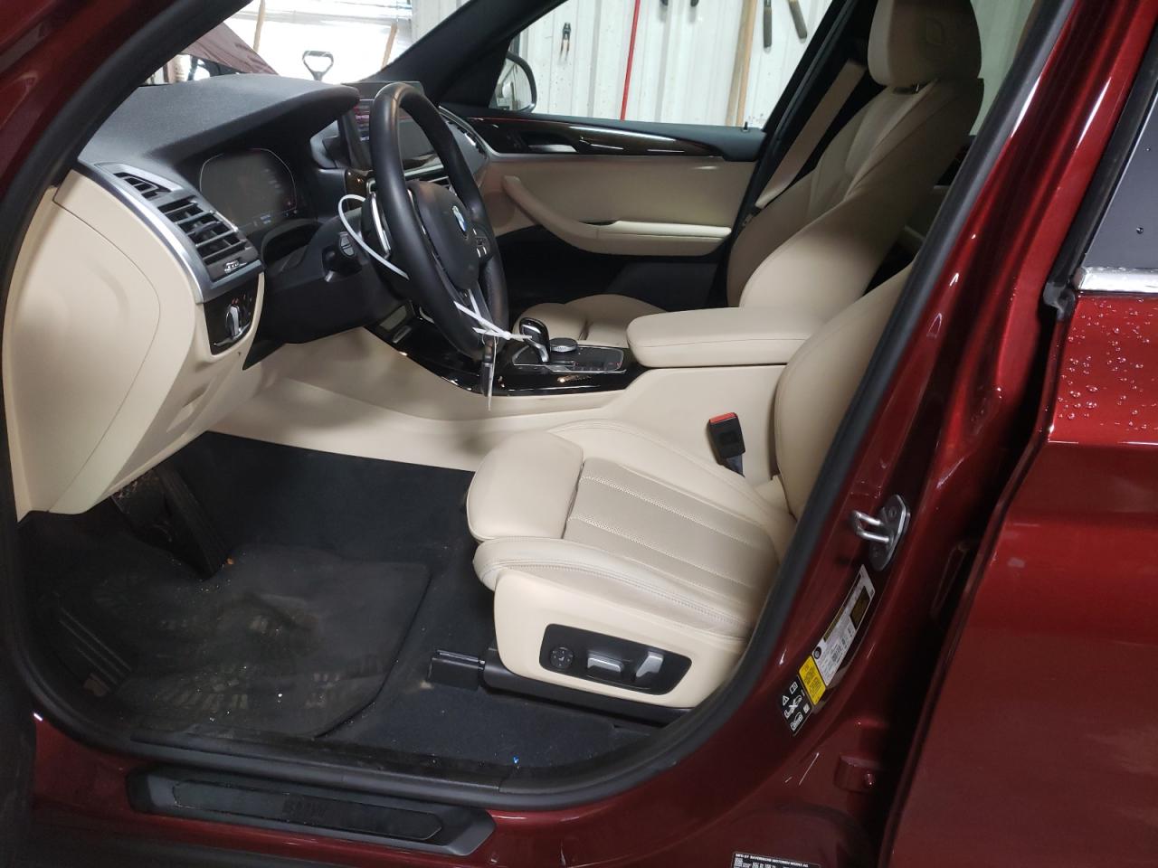 2022 BMW X3 XDRIVE30I VIN:5UX53DP01N9L32072