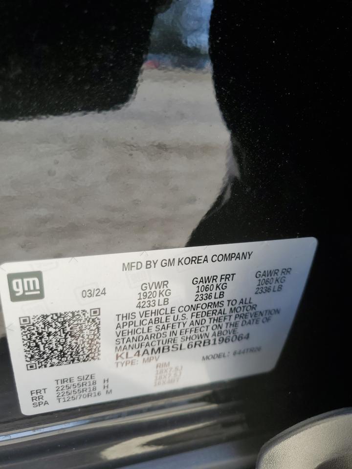 2024 BUICK ENCORE GX PREFERRED VIN:KL4AMBSL6RB196064