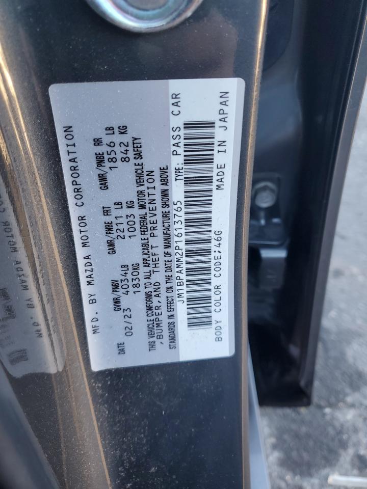 2023 MAZDA 3 PREMIUM VIN:JM1BPAMM2P1613765