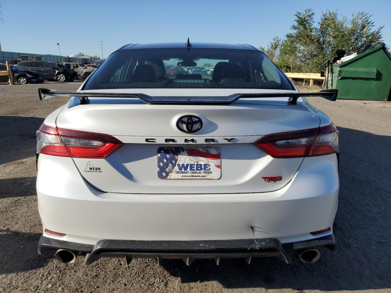 2022 TOYOTA CAMRY TRD VIN:4T1KZ1AK6NU067718