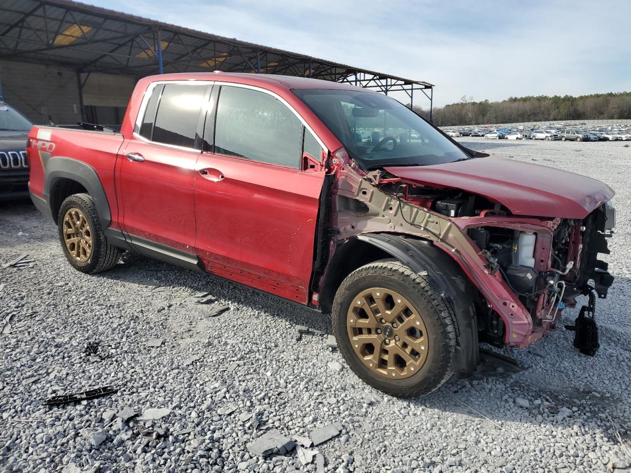 2022 HONDA RIDGELINE RTL VIN:5FPYK3F78NB015610