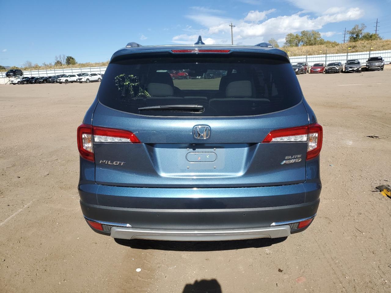 2022 HONDA PILOT ELITE VIN:5FNYF6H07NB038634