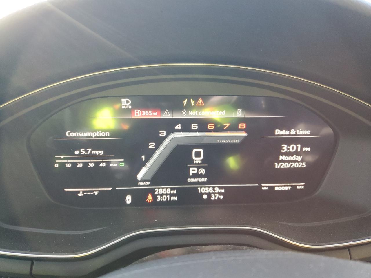 2024 AUDI S5 PREMIUM PLUS VIN:WAUW4GF5XRN009540