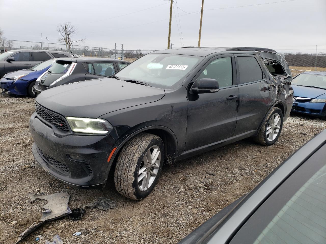 2022 DODGE DURANGO GT VIN:1C4RDJDG1NC189188
